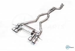 Ligne d'échappement inox à valves Equal Lenght X-pipe DCE PARTS pour BMW M4 G82 / M3 G80 G81 S58 (2020+)