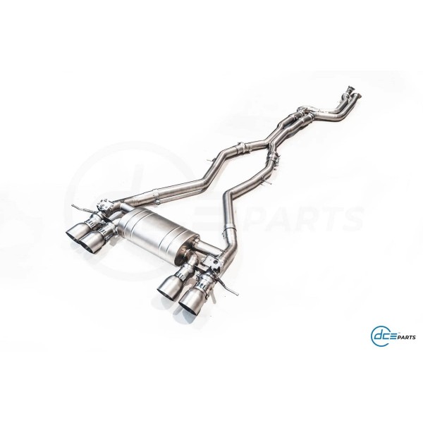 Ligne d'échappement inox à valves Equal Lenght X-pipe DCE PARTS pour BMW M4 G82 / M3 G80 G81 S58 (2020+)