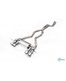 Ligne d'échappement inox à valves Equal Lenght X-pipe DCE PARTS pour BMW M4 G82 / M3 G80 G81 S58 (2020+)