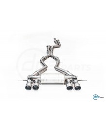 Ligne d'échappement inox à valves Equal Lenght X-pipe DCE PARTS pour BMW M4 G82 / M3 G80 G81 S58 (2020+)