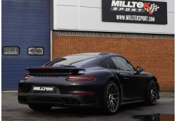 Ligne d'échappement inox avec catalyseurs sport MILLTEK pour PORSCHE 991.2 Turbo S (2016-2019)