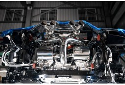 Silencieux d'échappement Inox à valves FI EXHAUST pour LAMBORGHINI Revuelto