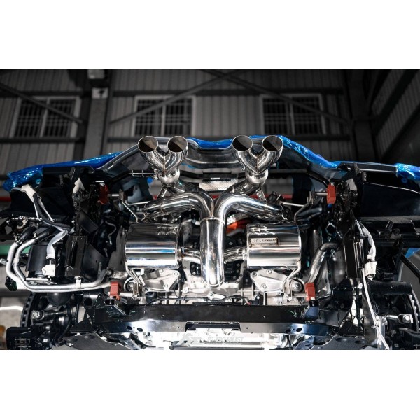 Silencieux d'échappement Inox à valves FI EXHAUST pour LAMBORGHINI Revuelto Silencieux d'échappement Inox à valves FI EXHAUST pour LAMBORGHINI Revuelto