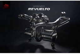 Silencieux d'échappement Inox à valves FI EXHAUST pour LAMBORGHINI Revuelto