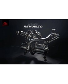 Silencieux d'échappement Inox à valves FI EXHAUST pour LAMBORGHINI Revuelto