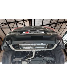 Echappement inox RAGAZZON pour VW Golf 8 1.5 TSI / 1.5 TFSIe 150Ch (12/2019+)- Ligne Fap-Back look GTI