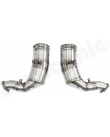 Downpipe Catalyseurs/Filtres à particules Sport CARGRAPHIC pour Porsche Cayenne V8 GTS + Turbo S E-Hybride 4.0l E3.2 9YB (2024+)