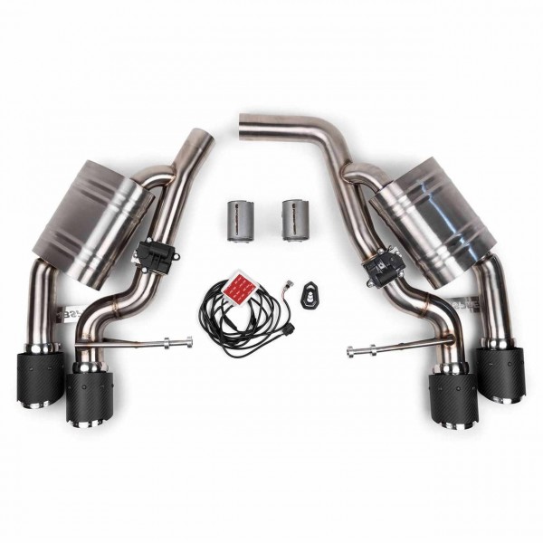 Silencieux d'échappement Inox à valves FABSPEED pour PORSCHE Macan S GTS TURBO (2015+)(2019+)(2022+)