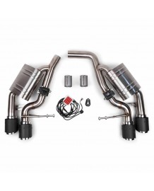 Silencieux d'échappement Inox à valves FABSPEED pour PORSCHE Macan S GTS TURBO (2015+)(2019+)(2022+)