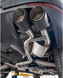 Silencieux d'échappement Inox à valves FABSPEED pour PORSCHE Macan S GTS TURBO (2015+)(2019+)(2022+)