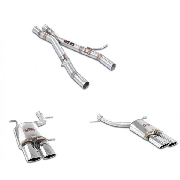 Echappement inox SUPERSPRINT pour Mercedes SLK 55 AMG R172 (2012-2015) - Ligne Cat-Back Echappement inox SUPERSPRINT pour Mercedes SLK 55 AMG R172 (2012-2015) - Ligne Cat-Back