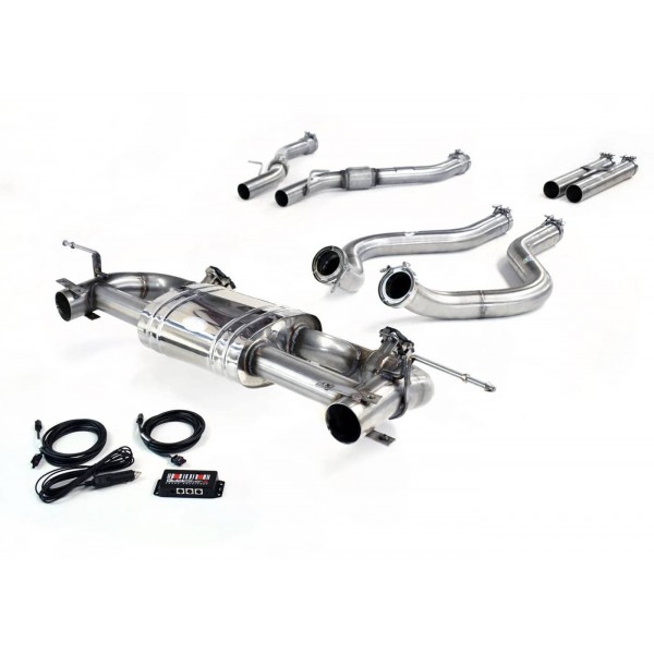 Echappement sport inox QUICKSILVER pour Land Rover DEFENDER OCTA 110 P635 V8 (2025+)-Ligne FAP-Back à valves Echappement sport inox QUICKSILVER pour Land Rover DEFENDER OCTA 110 P635 V8 (2025+)-Ligne FAP-Back à valves
