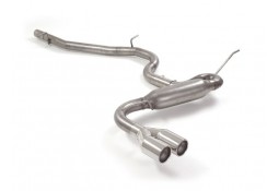 Ligne d'échappement inox Cat-Back RAGAZZON pour AUDI A3 8V 2.0 TDI 150/180Ch Sportback Quattro (2012-2018)