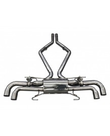 Echappement TUBI STYLE pour Alfa Roméo Stelvio Quadrifoglio 951 (2016-2018) - Ligne Cat-back à valves