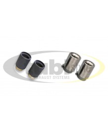 Echappement TUBI STYLE pour Alfa Roméo Stelvio Quadrifoglio 951 (2016-2018) - Ligne Cat-back à valves