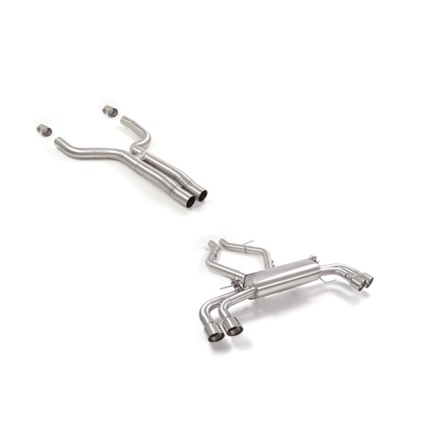 Echappement RAGAZZON pour Alfa Roméo Stelvio Quadrifoglio 2,9T V6 (2017-2019) - Ligne Cat-Back à valves