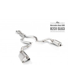 Echappement Fi EXHAUST pour Mercedes SL63 AMG R231 (2012-2018)-Ligne Cat-Back à valves