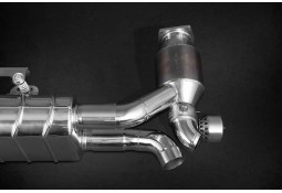 Echappement CAPRISTO pour Porsche 991 Turbo / S (991.1/991.2) - Ligne avec catalyseurs sport à valves