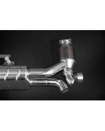 Echappement CAPRISTO pour Porsche 991 Turbo / S (991.1/991.2) - Ligne avec catalyseurs sport à valves