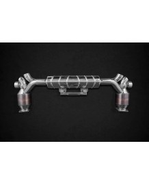 Echappement CAPRISTO pour Porsche 991 Turbo / S (991.1/991.2) - Ligne avec catalyseurs sport à valves