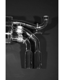 Echappement inox CAPRISTO pour FERRARI Mondial 3.2 - Ligne avec suppression catalyseurs à valves