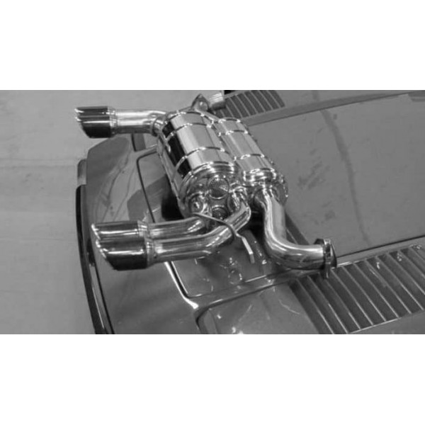 Echappement inox CAPRISTO pour FERRARI Mondial 3.2 - Ligne avec suppression catalyseurs à valves