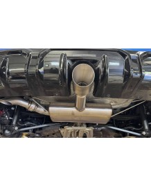 Ligne d'échappement inox Fap-Back MILLTEK pour MINI Cooper JCW F66 231Ch 2.0T (2024+)