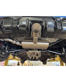 Ligne d'échappement inox Fap-Back MILLTEK pour MINI Cooper JCW F66 231Ch 2.0T (2024+)