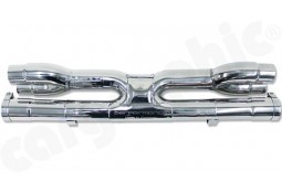 Echappement CARGRAPHIC Porsche 911 Turbo / Turbo S (991.1/991.2) Tubes de Sorties en X