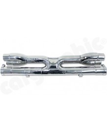 Echappement CARGRAPHIC Porsche 911 Turbo / Turbo S (991.1/991.2) Tubes de Sorties en X