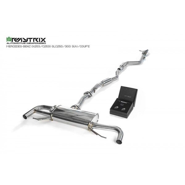 Echappement ARMYTRIX Mercedes GLC 250/300 SUV/Coupé (X/C253)(2019-2022)- Ligne Cat-Back à valves Echappement ARMYTRIX Mercedes GLC 250/300 SUV/Coupé (X/C253)(2019-2022)- Ligne Cat-Back à valves