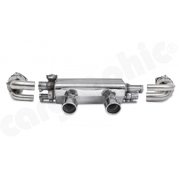 Echappement CARGRAPHIC Porsche 991.2 Carrera +4 +S +GTS 3,0T PSE avec FAP (2019+)- Silencieux à valves + Catalyseurs/FAP sport