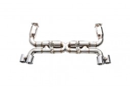 Echappement inox IPE INNOTECH pour Porsche 997.2 Turbo -Silencieux à valves + Suppression catalyseurs