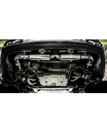 Echappement inox IPE INNOTECH pour Porsche 997.2 Turbo -Silencieux à valves + Suppression catalyseurs