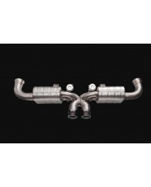 Echappement inox IPE INNOTECH pour Porsche 997 GT3 - Silencieux à valves