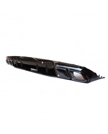 Diffuseur look C63S AMG pour Mercedes Classe C C205 Coupé Pack AMG (2014-2020)