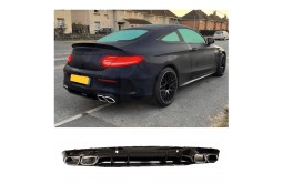 Diffuseur look C63S AMG pour Mercedes Classe C C205 Coupé Pack AMG (2014-2020)