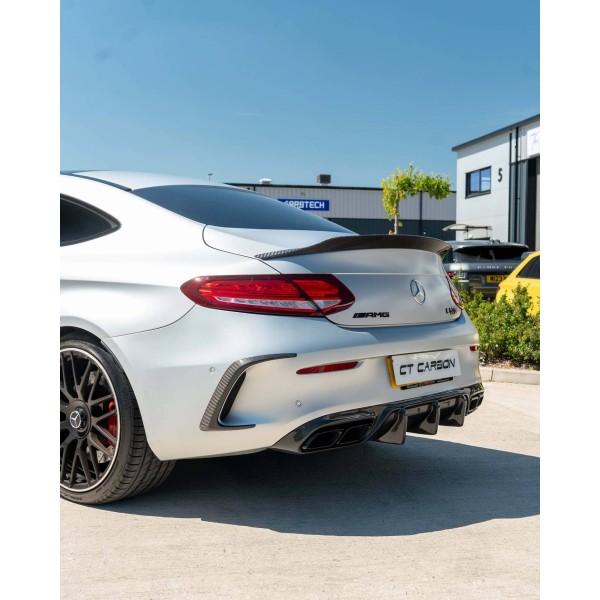 Becquet de coffre Carbone CT CARBON pour Mercedes Classe C63 Coupé et C Coupé C205 (2015-2021)