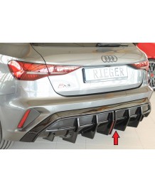 Diffuseur arrière pour AUDI A3 8Y Sportback S-Line Facelift (2025+)