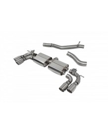Echappement inox SCORPION pour VW Golf 7R (2014-2016)- Ligne Cat-back à valves