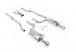 Echappement MILLTEK pour AUDI S4 4,2 V8 Quattro B6 Berline Break Cabriolet (2003-2005) -Ligne Cat-Back (Racing)