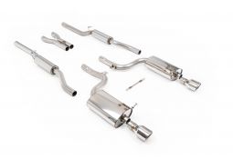 Echappement MILLTEK pour AUDI S4 4,2 V8 Quattro B6 Berline Break Cabriolet (2003-2005) -Ligne Cat-Back (Sport)