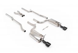 Echappement MILLTEK pour AUDI S4 4,2 V8 Quattro B6 Berline Break Cabriolet (2003-2005) -Ligne Cat-Back (Racing)