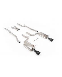 Echappement MILLTEK pour AUDI S4 4,2 V8 Quattro B6 Berline Break Cabriolet (2003-2005) -Ligne Cat-Back (Racing)