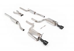 Echappement MILLTEK pour AUDI S4 4,2 V8 Quattro B6 Berline Break Cabriolet (2003-2005) -Ligne Cat-Back (Sport)