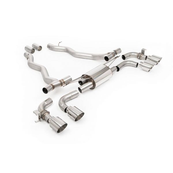 Silencieux d'échappement inox à valves MILLTEK pour BMW M5 G90 G99 (2025+) Silencieux d'échappement inox à valves MILLTEK pour BMW M5 G90 G99 (2025+)