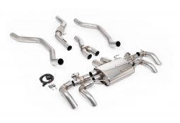 Ligne d'échappement inox FAP-Back à valves MILLTEK pour RANGE ROVER Vogue P400 3.0l i6 L460 SWB (2022+)