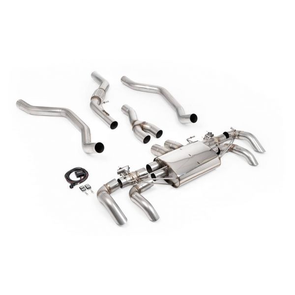 Ligne d'échappement inox FAP-Back à valves MILLTEK pour RANGE ROVER Vogue P400 3.0l i6 L460 SWB (2022+) Ligne d'échappement inox FAP-Back à valves MILLTEK pour RANGE ROVER Vogue P400 3.0l i6 L460 SWB (2022+)