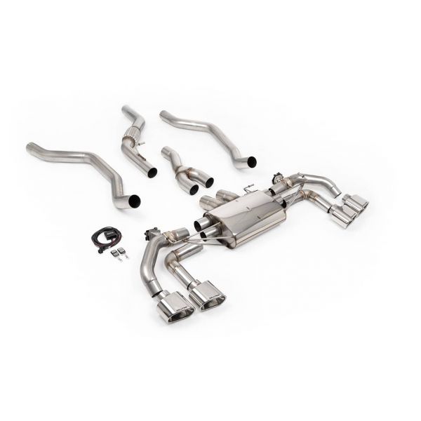 Ligne d'échappement inox FAP-Back à valves MILLTEK pour RANGE ROVER Sport P400 3.0l i6 L461 (2022+)