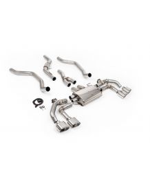 Ligne d'échappement inox FAP-Back à valves MILLTEK pour RANGE ROVER Sport P400 3.0l i6 L461 (2022+)